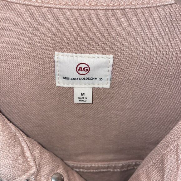 Adriano Goldshmied Women’s Distressed Jacket Size Medium Pink Denim Outdoors - Picture 2 of 12